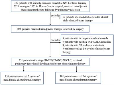 Neoadjuvant chemoimmunotherapy cycle number selection for non-small cell lung cancer and clinical outcomes: a real-world analysis